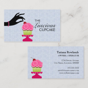 Wunderlicher Bäckerei-kleiner Kuchen Visitenkarte