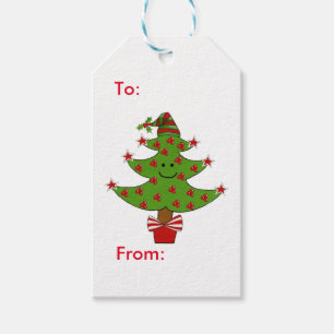 Wunderlicher Beeren-Baum Geschenkanhänger