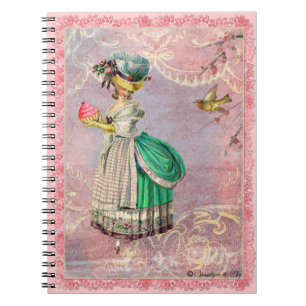 Wunderlicher Marie Antoinette u. Notizblock