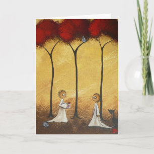 Wunderliches Gruß-Karten-Glas Herzen Karte