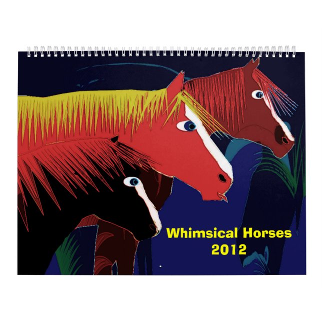 Wunderliches Horses2012 Kalender (Titelbild)