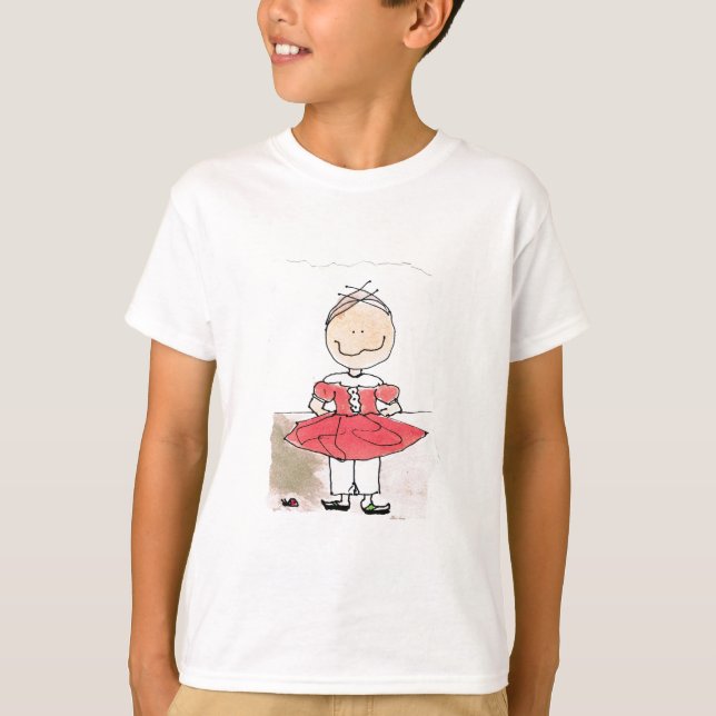 wunderliches Mädchen-Shirt T-Shirt (Vorderseite)