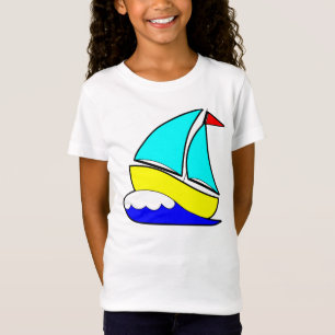 Wunderliches Segelboot T-Shirt
