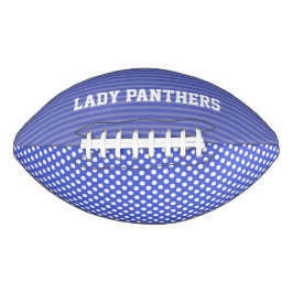 Wunderliches Singrün-blauer kundenspezifischer Football