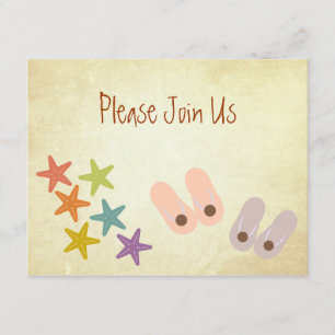Wunderliches Strand-Party Einladung