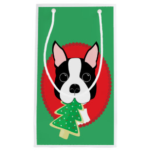 Wunderliches Weihnachten Bostons Terrier Kleine Geschenktüte