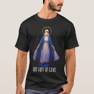 Wundermedaille Marian Unsere Liebe Frau der Gnade T-Shirt