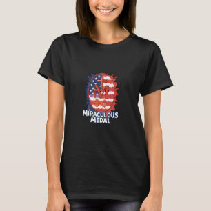 Wundermedaille Marian Unsere Liebe Frau Katholisch T-Shirt