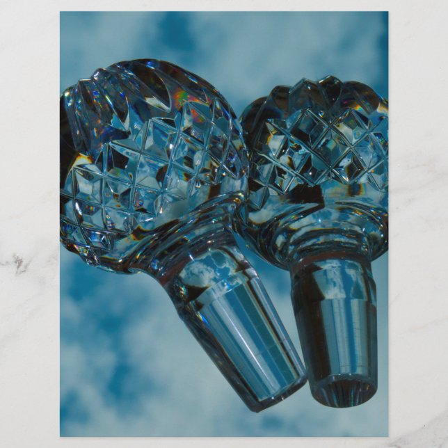 Wundern Sie sich beim Crystal Blue Skies (Vorderseite)