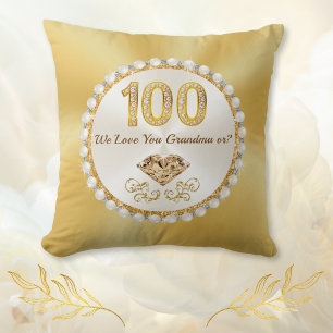 Wunderschön, 100. Geburtstagskissen, 100. Geburtst Kissen