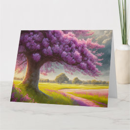 Wunderschön blühender Baum Karte