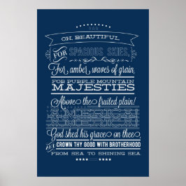 Wunderschön, für einen großen Himmel Poster