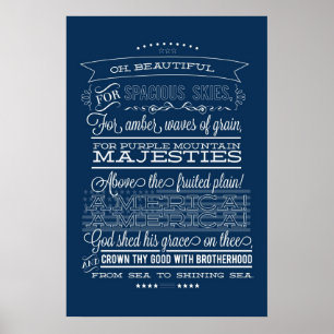 Wunderschön, für einen großen Himmel Poster