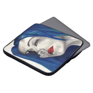 Wunderschön gebrochene Fantasy-Goth-Horror-Surreal Laptopschutzhülle