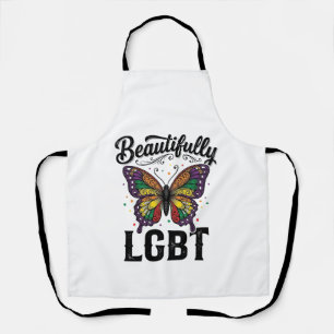 Wunderschön LGBT Schmetterling Vintage Pride-Shirt Schürze