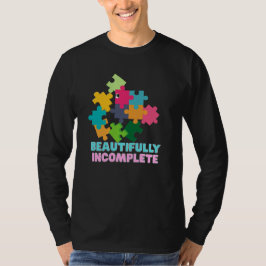 Wunderschön unvollständiges farbenfrohes Puzzletei T-Shirt