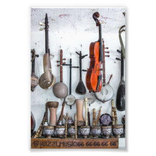 Wunderschöne akustische Gitarre Fotodruck