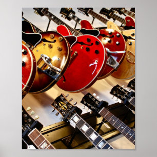 Wunderschöne akustische Gitarre Poster