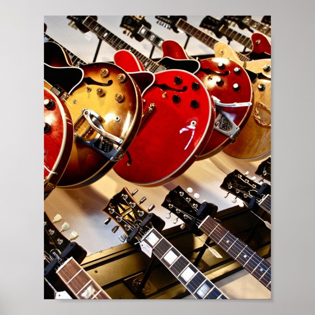 Wunderschöne akustische Gitarre Poster (Vorne)