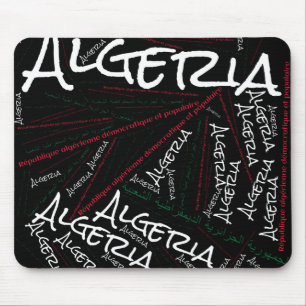 Wunderschöne algerische Flaggenfarben Patriotik Mousepad