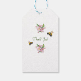 Wunderschöne Aquarellbäume Blume und е е Geschenkanhänger