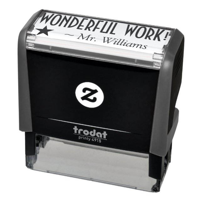 "WUNDERSCHÖNE ARBEIT!" Briefmarke eines Assistente Permastempel (Produkt)