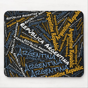 Wunderschöne argentinische Flaggenfarben Patriotis Mousepad