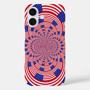 Wunderschöne atemberaubende Flagge der Vereinigten iPhone 16 Hülle