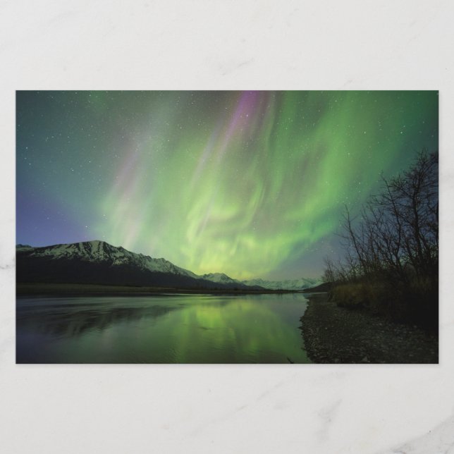 Wunderschöne Aurora Briefpapier (Vorderseite)