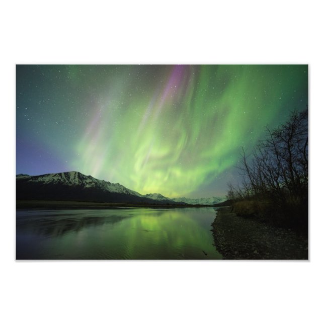 Wunderschöne Aurora Fotodruck (Vorne)