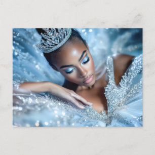 Wunderschöne Ballerina im Tutu Postkarte