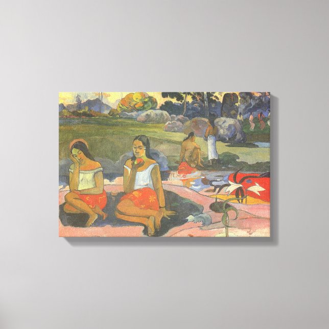 Wunderschöne Benommenheit von Paul Gauguin, Vintag Leinwanddruck (Vorderseite)