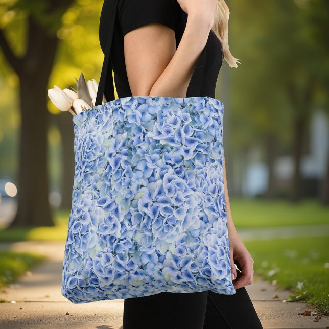 Wunderschöne blaue Hortensien - Blumenmuster  (Von Creator hochgeladen)