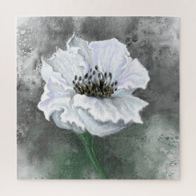 Wunderschöne Blume Jigsaw Puzzle - Gemälde (Vertikal)