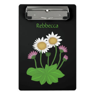 Wunderschöne Blumen Mini Klemmbrett