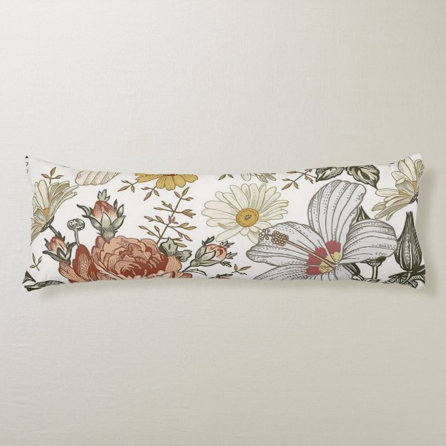 Wunderschöne Blumen Seitenschläferkissen (Vorderseite)