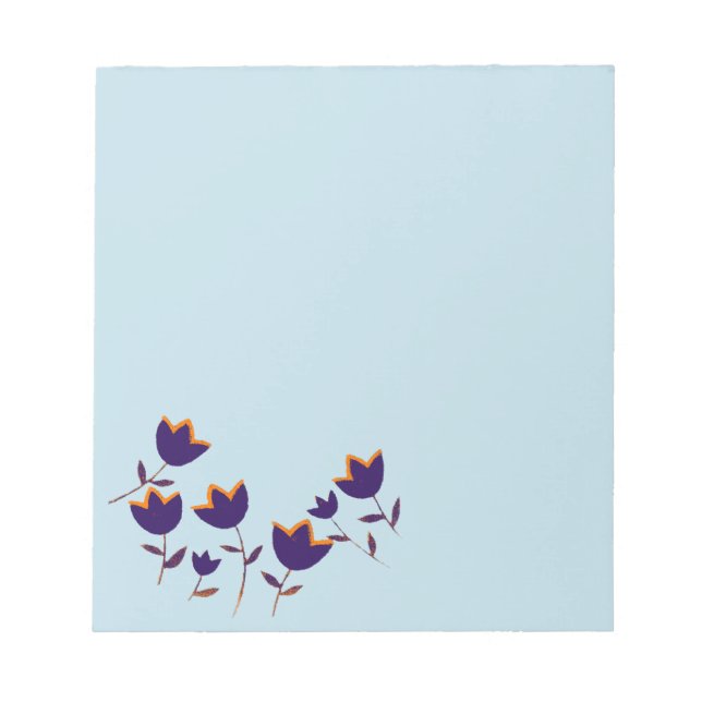 wunderschöne Blumenideen . Blume-Thema Notizblock (Vorderseite)