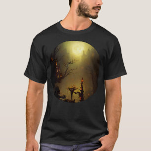 Wunderschöne Burg im Nebel T-Shirt