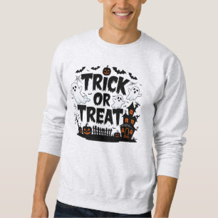 Wunderschöne Dekoration und lustige Halloween-Leck Sweatshirt