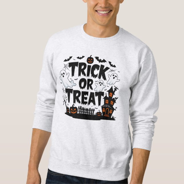 Wunderschöne Dekoration und lustige Halloween-Leck Sweatshirt (Vorderseite)