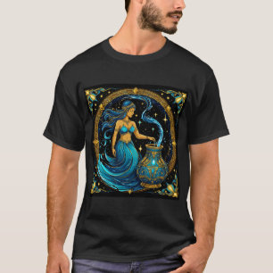 Wunderschöne digitale Illustration des Wassermannz T-Shirt