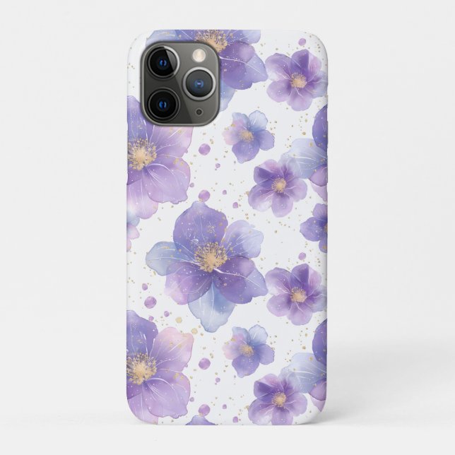 wunderschöne, elegante Blume, nahtlos gepatcht Case-Mate iPhone Hülle (Rückseite)