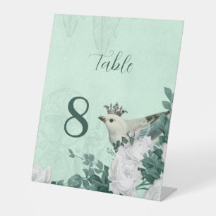 Wunderschöne, elegante Blume Sockelschild