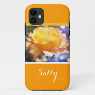 Wunderschöne, elegante gelbe Rosenblume mit Namen Case-Mate iPhone Hülle