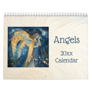 Wunderschöne Engel in verzauberten Gärten  Kalender