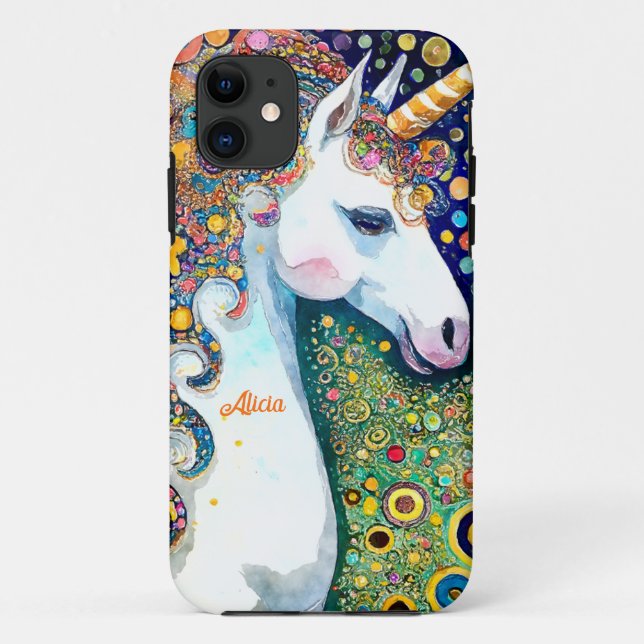 Wunderschöne Fantasy Einhorn Case-Mate iPhone Hülle (Rückseite)
