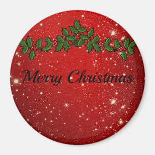 Wunderschöne Funkelnd Weihnachten Magnet