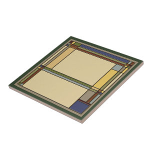 Wunderschöne geometrische Muster für Grüne Kün Fliese