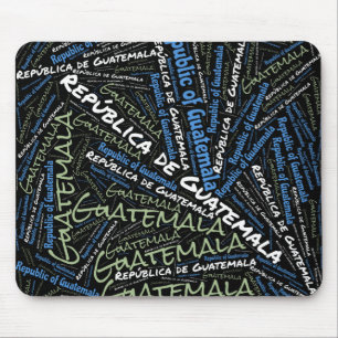 Wunderschöne Guatemala Flaggen Farben Patriotisch Mousepad
