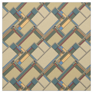 Wunderschöne, handwerkliche geometrische Muster Stoff